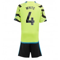 Arsenal Benjamin White #4 Replica Away Minikit 2023-24 Short Sleeve (+ pants)
